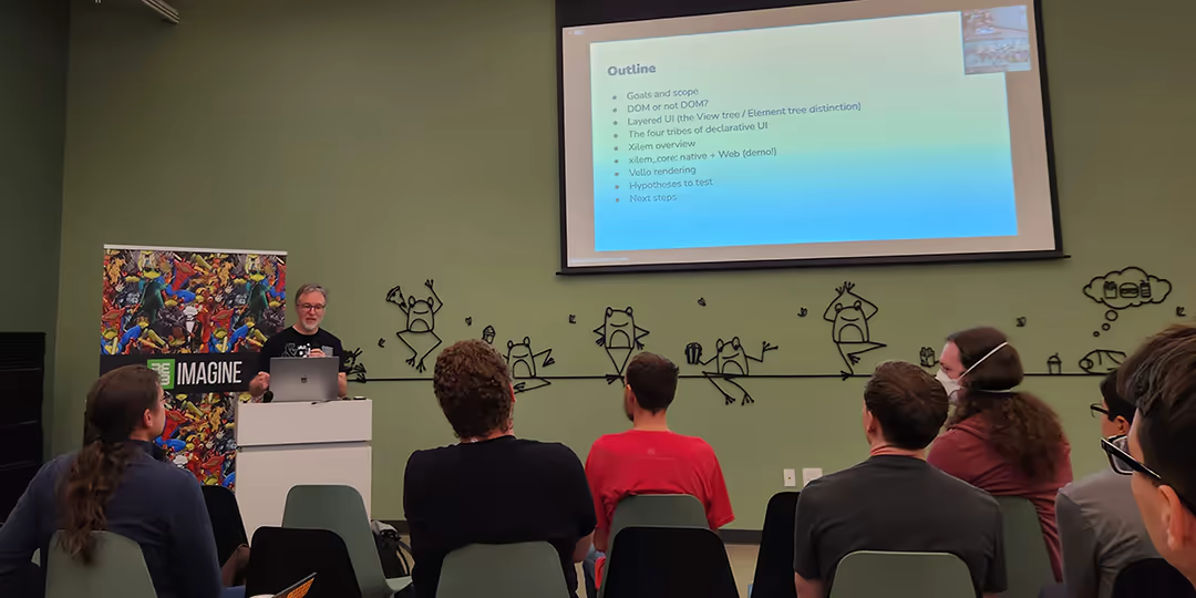 Raph Levien speaking about Xilem