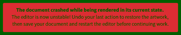 Graph execution crash recovery message
