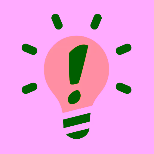 Vector illustration of a light bulb