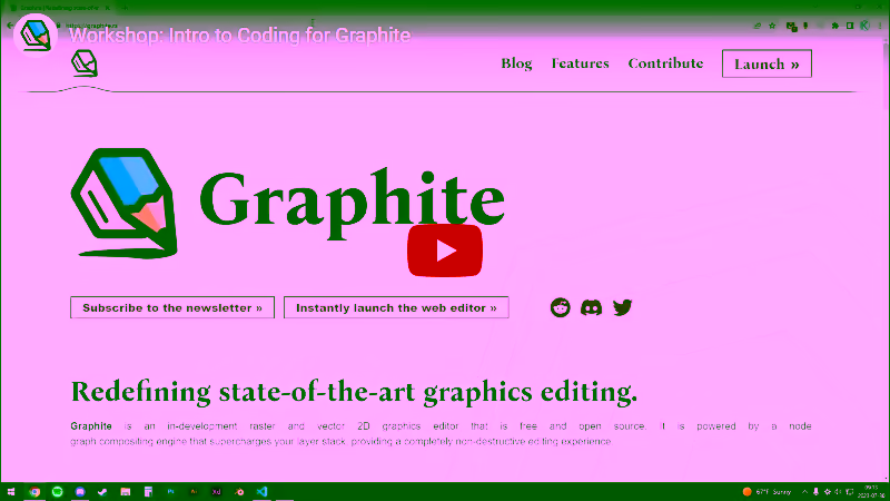 Workshop: Intro to Coding for Graphite